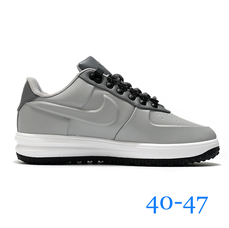 2020 Men Nike Air Force III Silver Grey Shoes